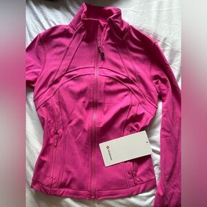 NEW Lululemon Sonic Pink Cropped Define Jacket
